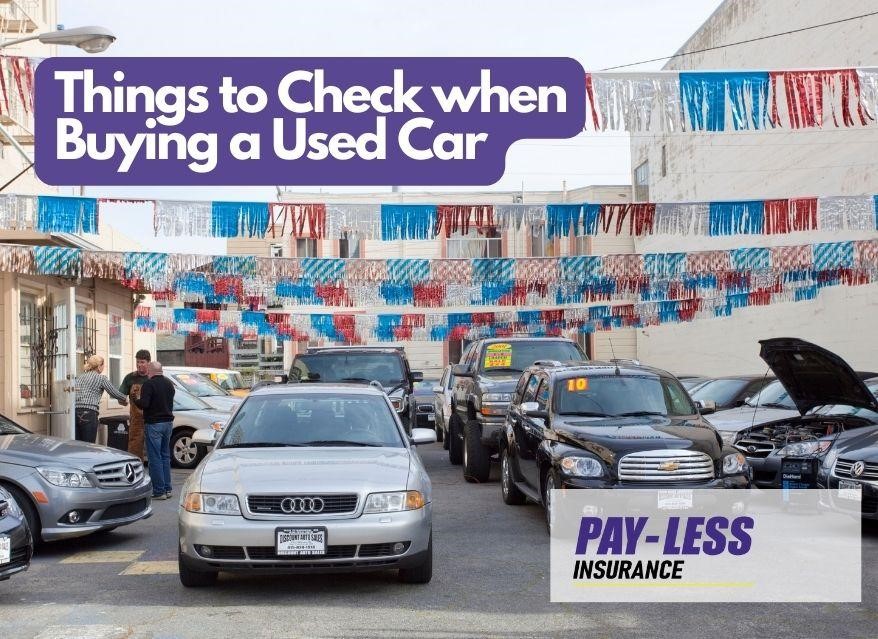 things to check when buying a used car