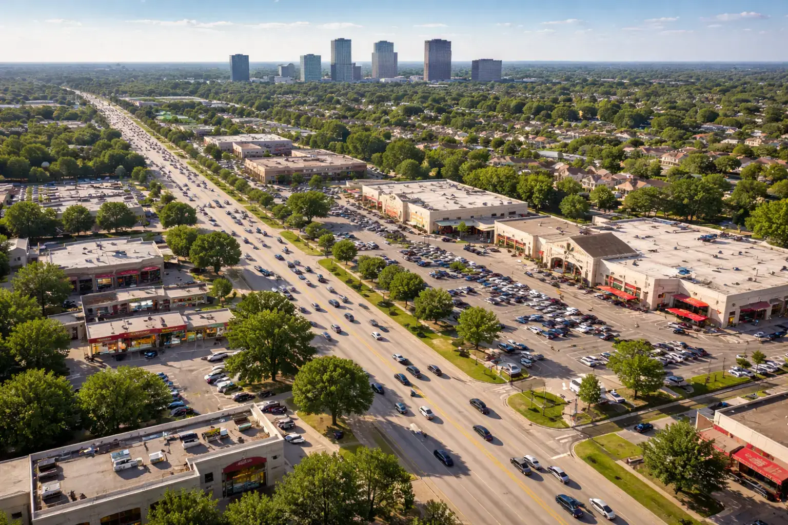 Ecindario de Eldridge West Oaks Houston TX atendido por Paga Menos Insurance compañía de seguros-