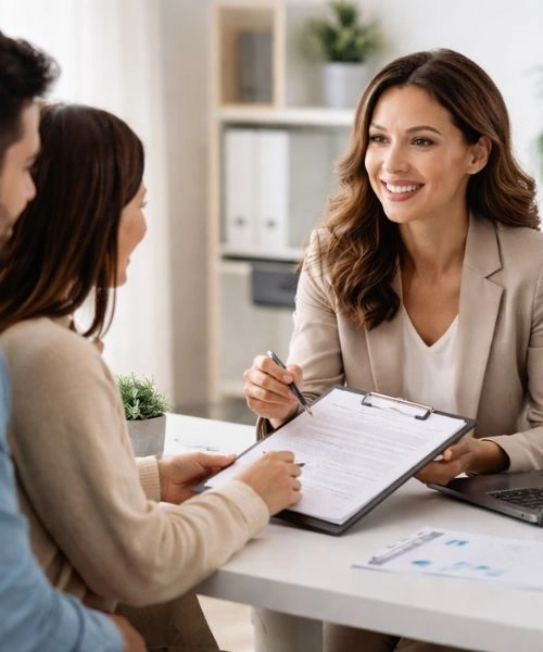 Business owners getting an insurance