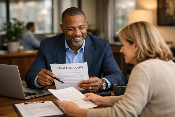 Un agente de seguros independiente ayuda a un propietario al que se le negó la cobertura a encontrar opciones de seguros alternativas para personas de alto riesgo.