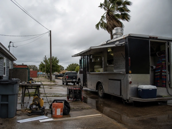 Food truck en Houston antes de la tormenta