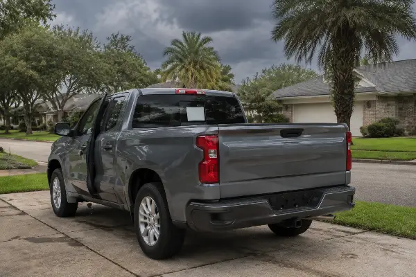 Camioneta financiada en Houston donde el prestamista exige cobertura amplia