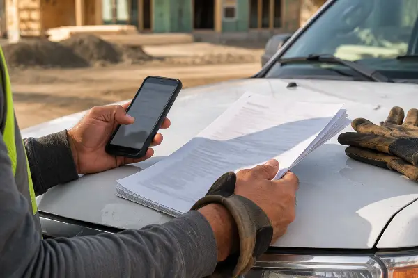 Sacando el certificado de seguro el mismo día en Houston