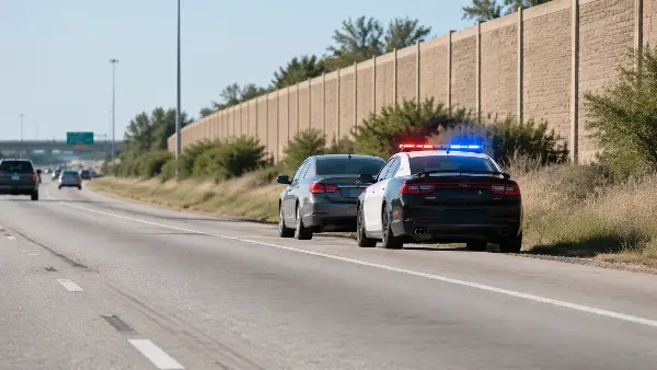 Parada de tránsito en Texas por manejar sin seguro de responsabilidad civil